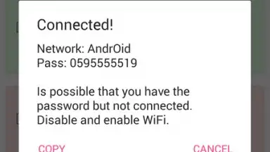 Capture d'écran de WiFi Dumpper ( WPS Connect )‏ 3