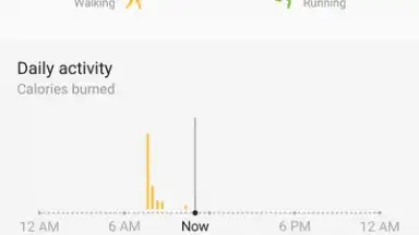 Capture d'écran de Samsung Health (Android Wear) 6