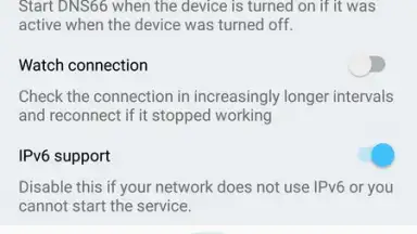 Capture d'écran de DNS66 7