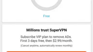 Capture d'écran de SuperVPN Fast VPN Client 4