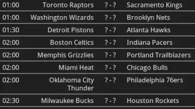 Capture d'écran de Basketball Livescore Widget 13