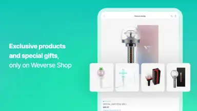 Capture d'écran de Weverse Shop 4