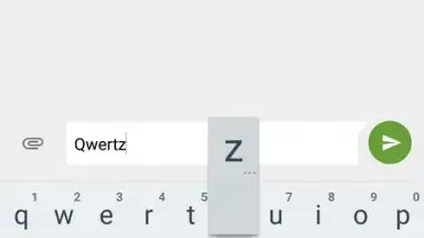 Capture d'écran de Czech Diacritic Keyboard 1