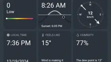 Capture d'écran de Real Weather 9