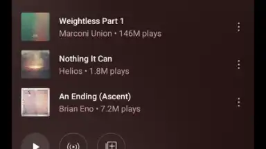 Capture d'écran de YouTube Music 13