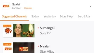 Capture d'écran de YuppTV LiveTV, Live Cricket 5