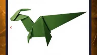 Capture d'écran de Origami dinosaurs paper shapes 13