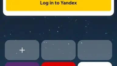 Capture d'écran de Yandex Browser 5