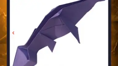Capture d'écran de Origami dinosaurs paper shapes 1