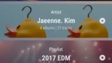 Capture d'écran de Samsung Music 2