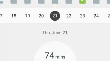 Capture d'écran de Samsung Health 1