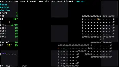 Capture d'écran de Angband (Angdroid) 5