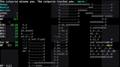 Capture d'écran de Angband (Angdroid) 1