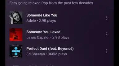 Capture d'écran de YouTube Music 15