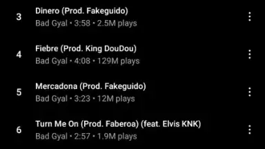 Capture d'écran de YouTube Music 16