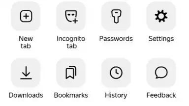 Capture d'écran de Yandex Browser 15