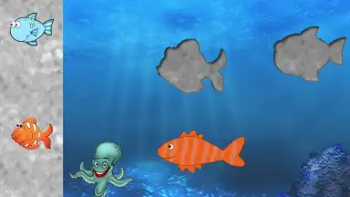 Capture d'écran de Fishes Puzzles for Toddlers ! 3