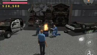 Capture d'écran de Police Cop Simulator. Gang War 13