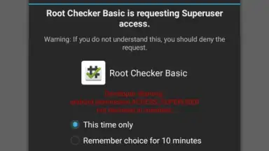 Capture d'écran de Root Checker 5
