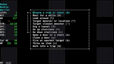 Capture d'écran de Angband 7