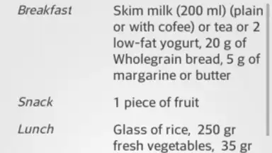Capture d'écran de Diets for losing weight 4