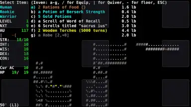 Capture d'écran de Angband 4