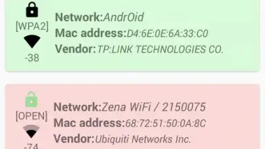 Capture d'écran de WiFi Dumpper 6