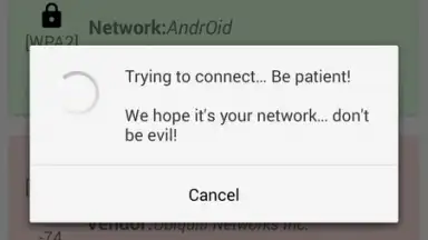 Capture d'écran de WiFi Dumpper ( WPS Connect )‏ 4